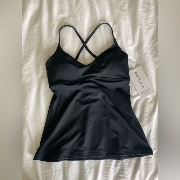 ATHLETA Black Triangle Tankini A-C Size SP NWT - Picture 4 of 7